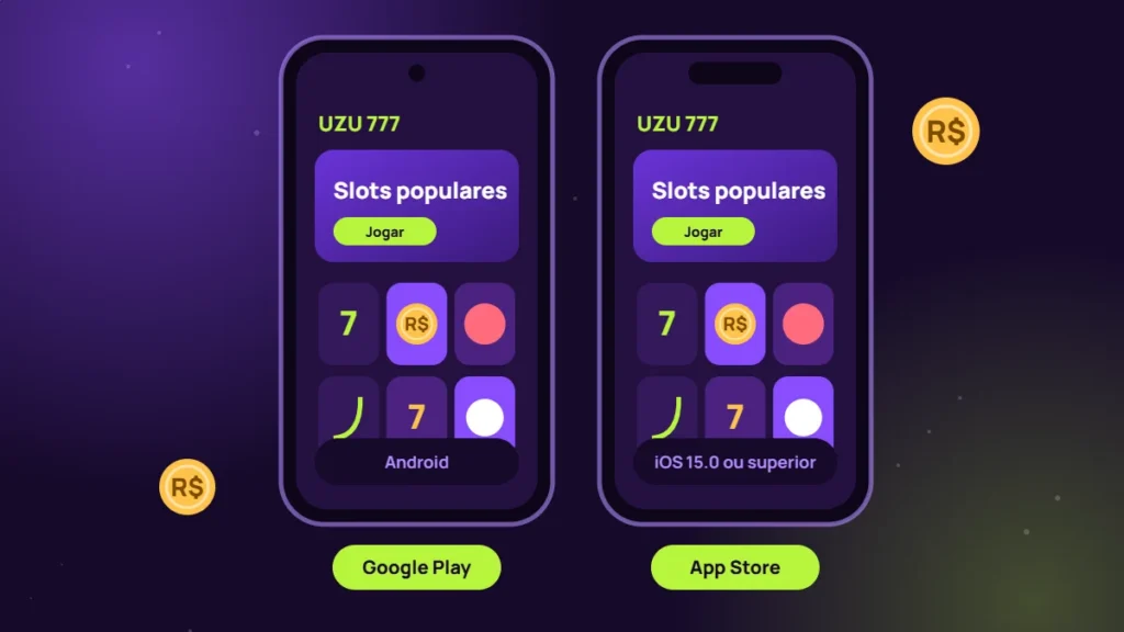 Aplicativo PlayUZU em celulares Android e iPhone